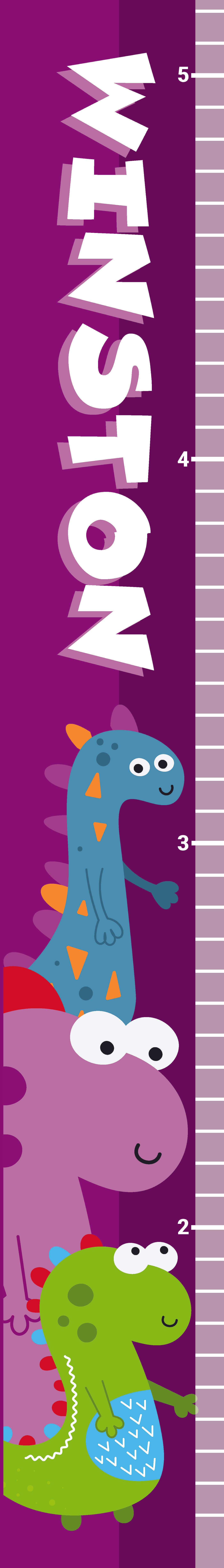 Personalized Growth Chart – Kids Gift with 8 Fun Themes
