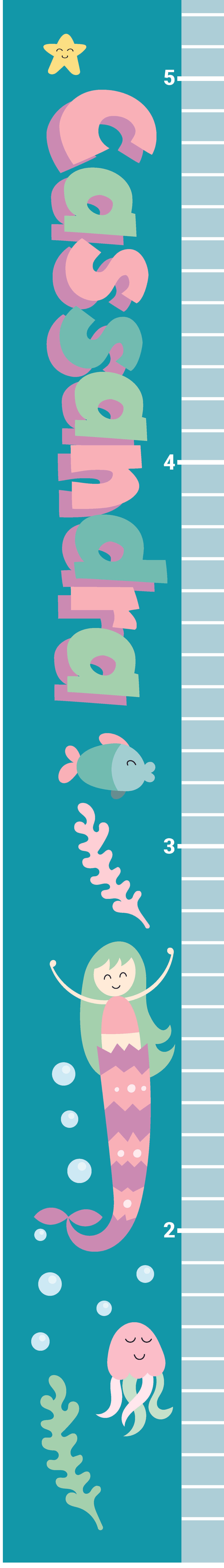 Personalized Growth Chart – Kids Gift with 8 Fun Themes