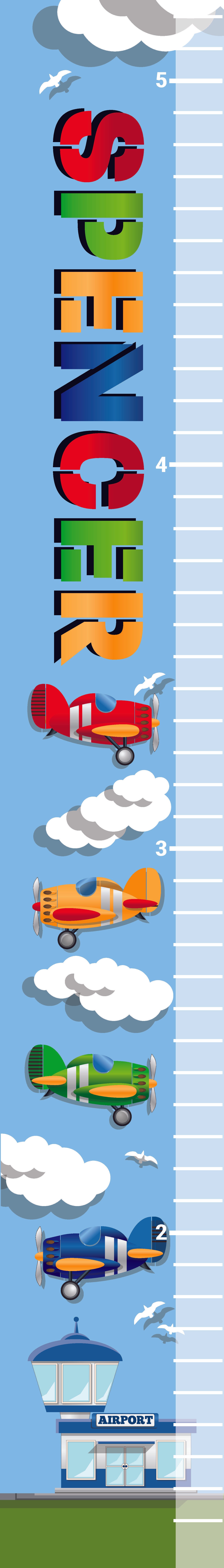 Personalized Growth Chart – Kids Gift with 8 Fun Themes