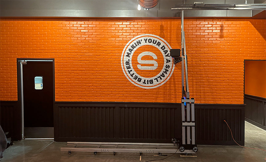 Mural Visions Direct Print onto brick wall