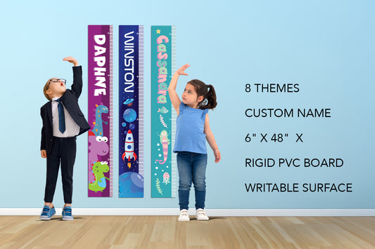 Personalized Growth Chart for Kids – 8 Fun Themes